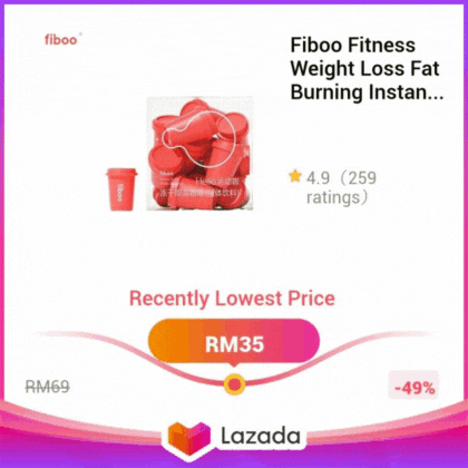LZD - Fiboo Fitness Instant Black Coffee
