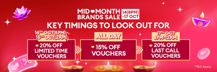 Laz 10 - 1417 Banner - Mid Month Brands Sale Key Timing