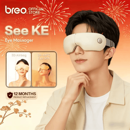 Breo SeeKE Rechargeable Smart Wireless Foldable Eye Massager