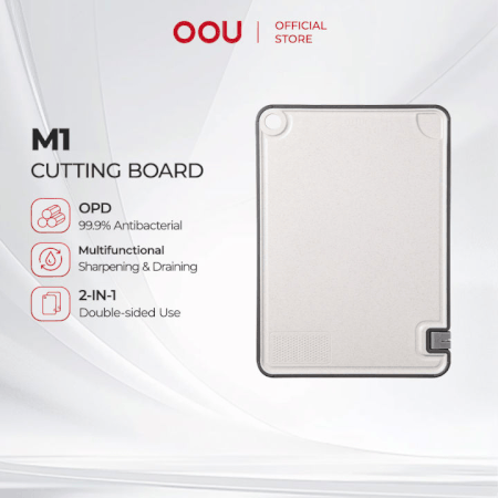 OOU Antibacterial Multi-Functional Cutting Board With Knife Sharpener
