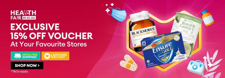 720-22 - Lazada Health Fair Your Favourire Stores