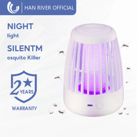 HAN RIVER Powerful Mosquito Killer Lamp Rechargeable Violet Light